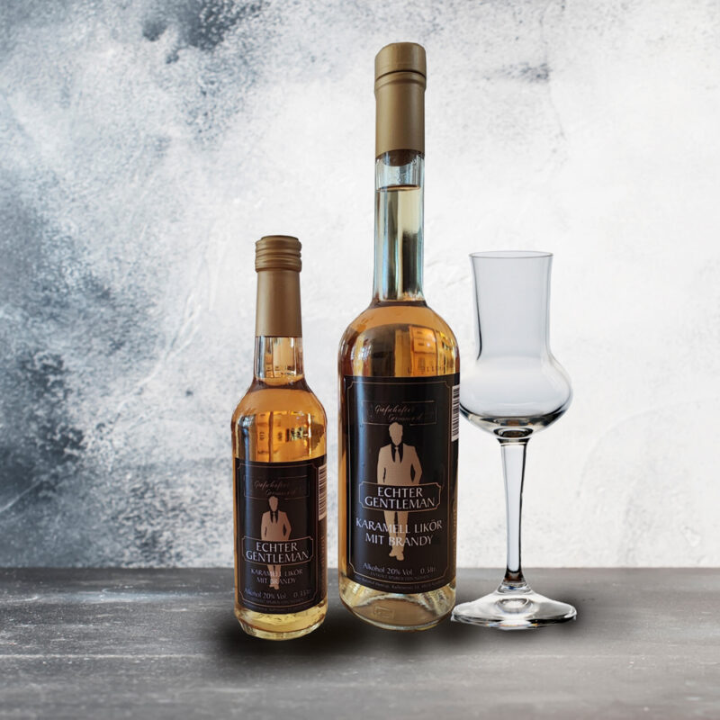 "Echter Gentleman"  Karamell-Likör mit Brandy